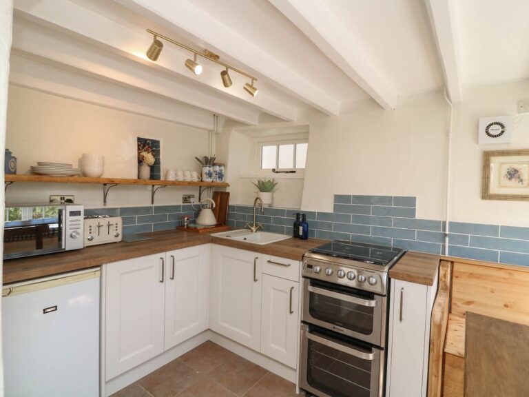 The shaker-style kitchen