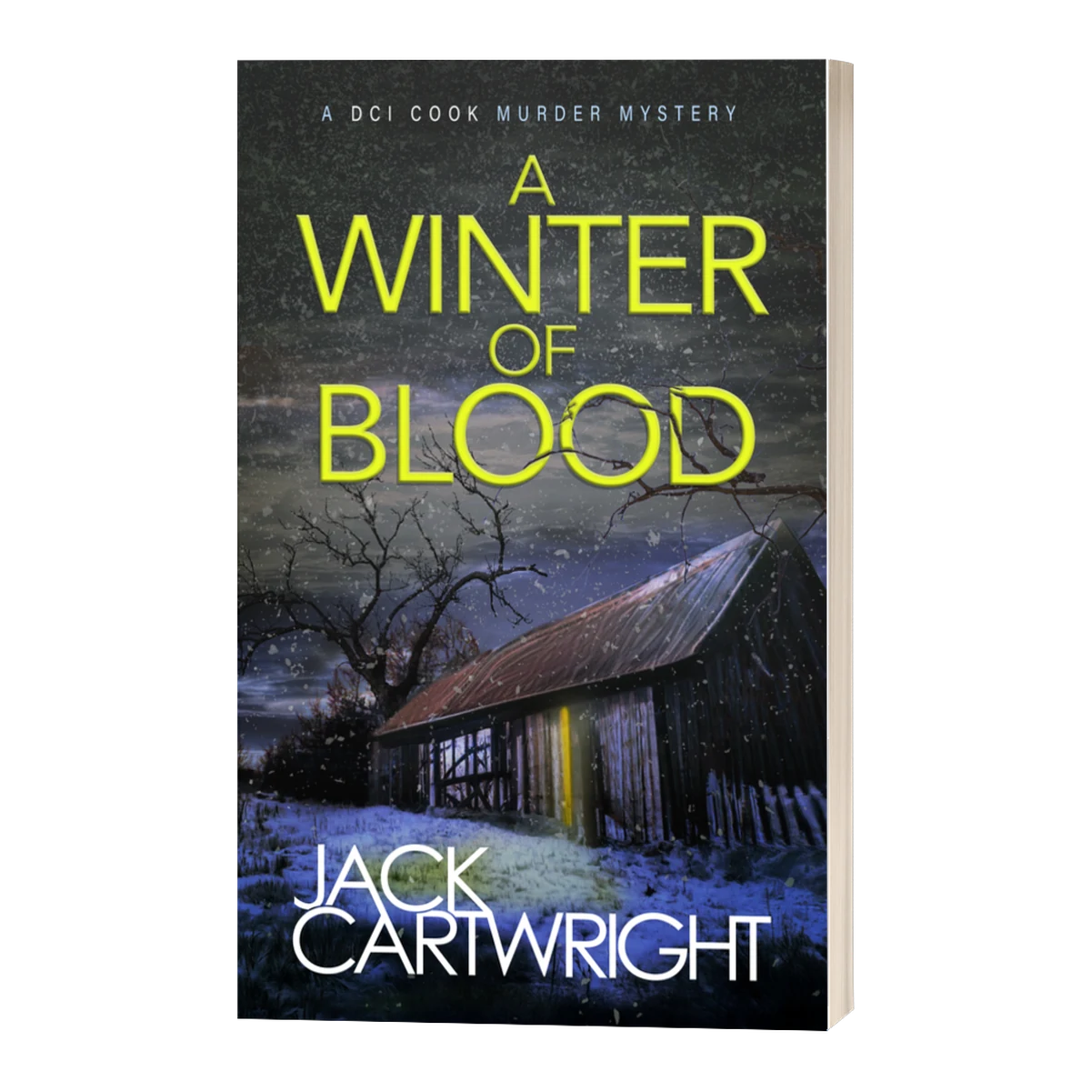 A Winter Of Blood, signed paperback by Jack Cartwright